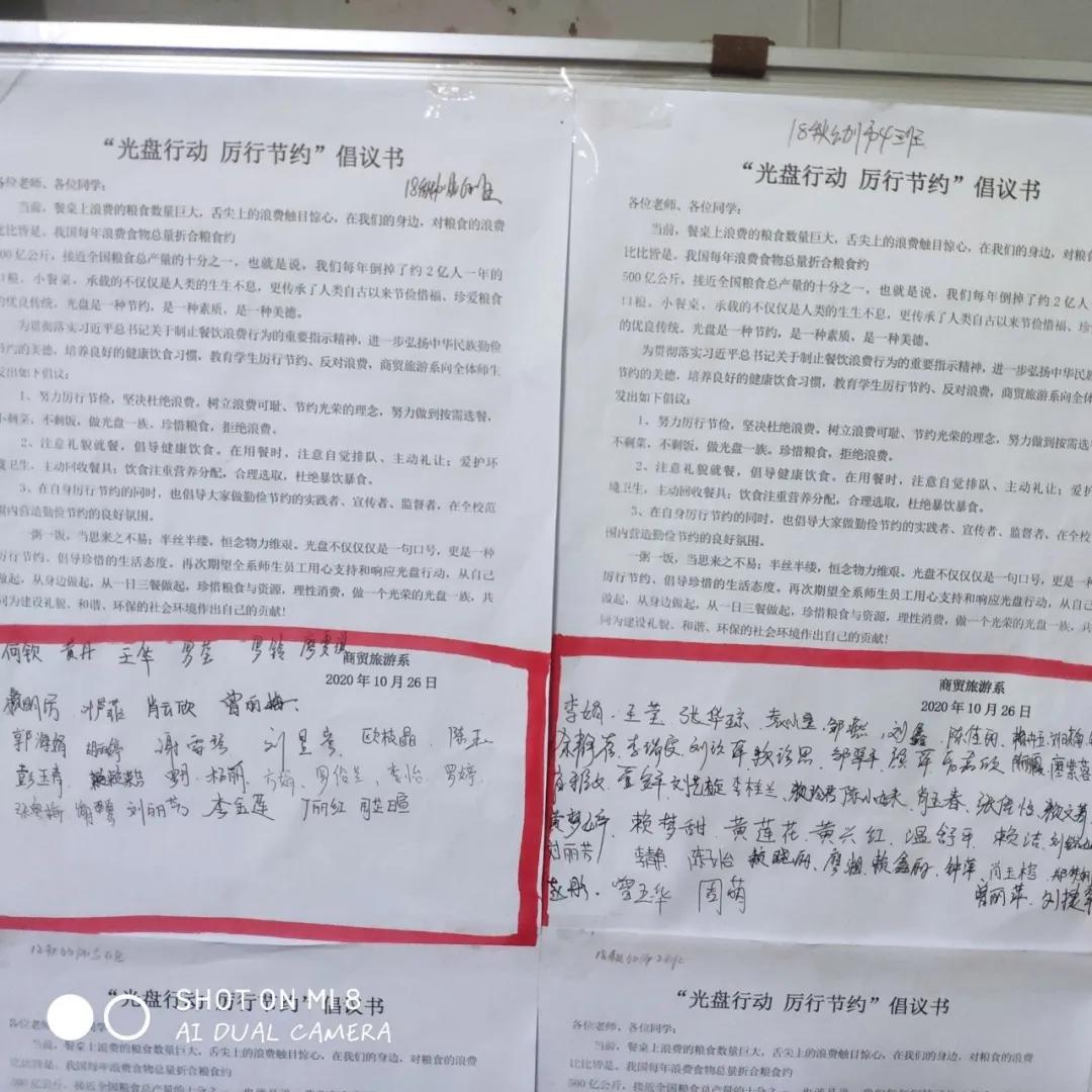 我院商贸旅游系举办主题为“光盘行动，从我做起”的班级画、手抄报作品? onmousewheel=